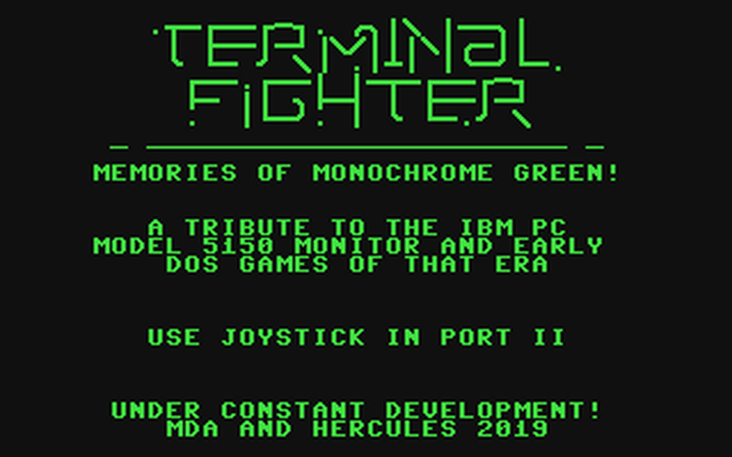 C64 GameBase Terminal_Fighter_[Preview] (Preview) 2019